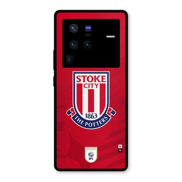 Stoke City Metal Back Case for Vivo X80 Pro