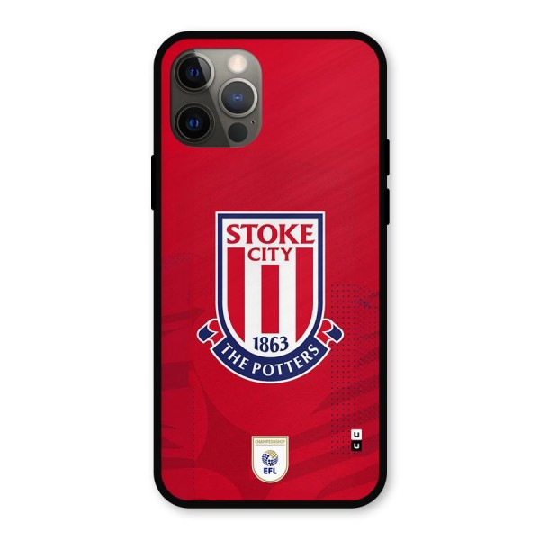 Stoke City Metal Back Case for iPhone 12 Pro
