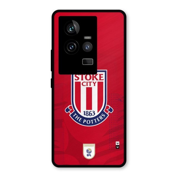 Stoke City Metal Back Case for iQOO 11 5G