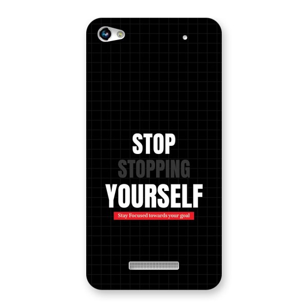 Stop Stopping Yourself Back Case for Canvas Hue 2 A316
