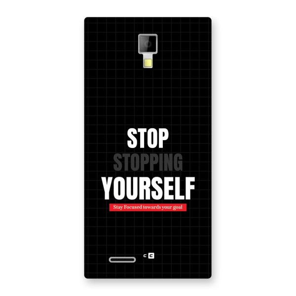 Stop Stopping Yourself Back Case for Canvas Xpress A99