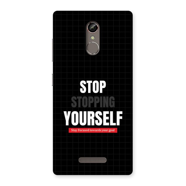 Stop Stopping Yourself Back Case for Gionee S6s