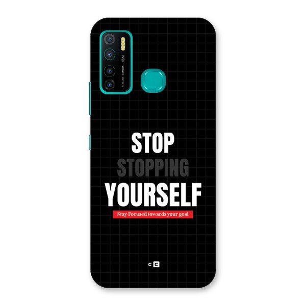 Stop Stopping Yourself Back Case for Infinix Hot 9 Pro