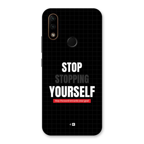 Stop Stopping Yourself Back Case for Lenovo A6 Note
