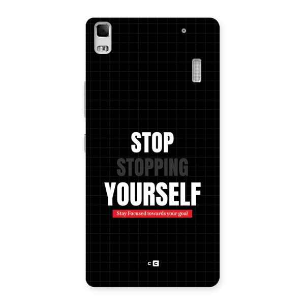 Stop Stopping Yourself Back Case for Lenovo K3 Note