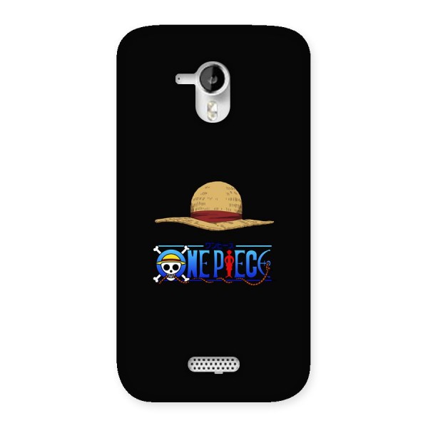Straw Hat Back Case for Canvas HD A116