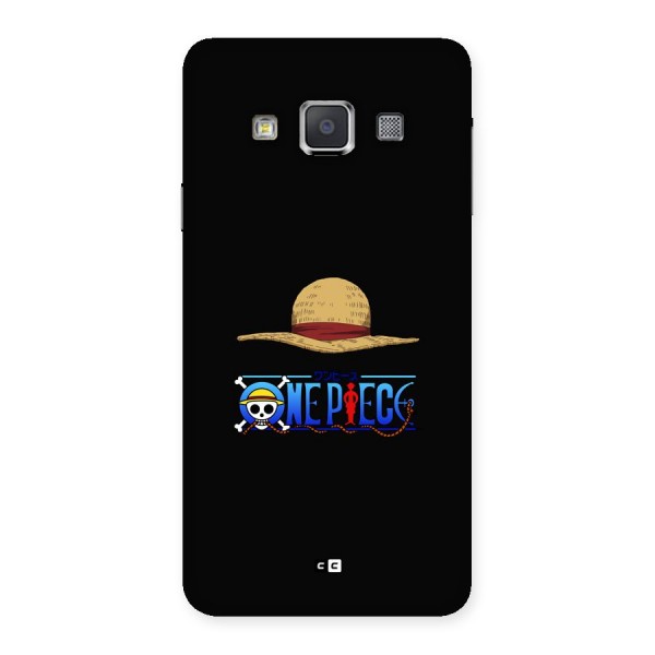Straw Hat Back Case for Galaxy A3
