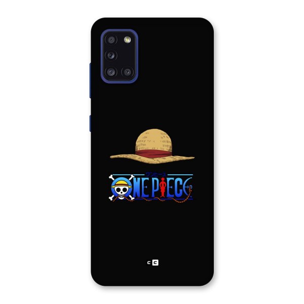 Straw Hat Back Case for Galaxy A31