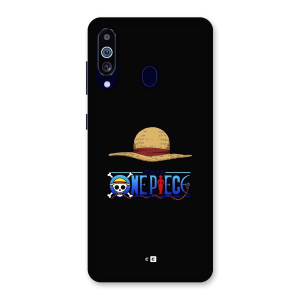 Straw Hat Back Case for Galaxy A60