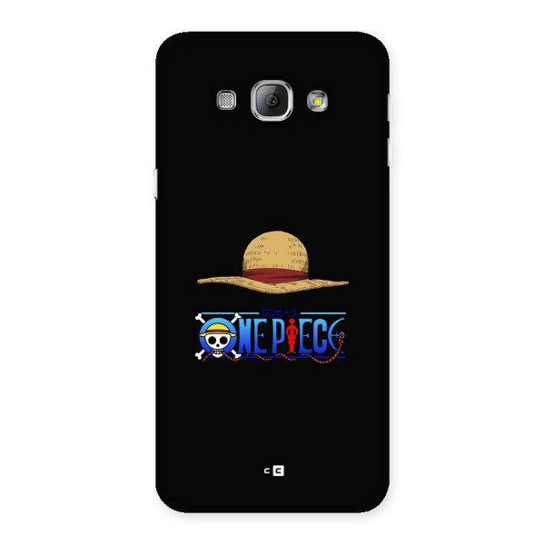 Straw Hat Back Case for Galaxy A8