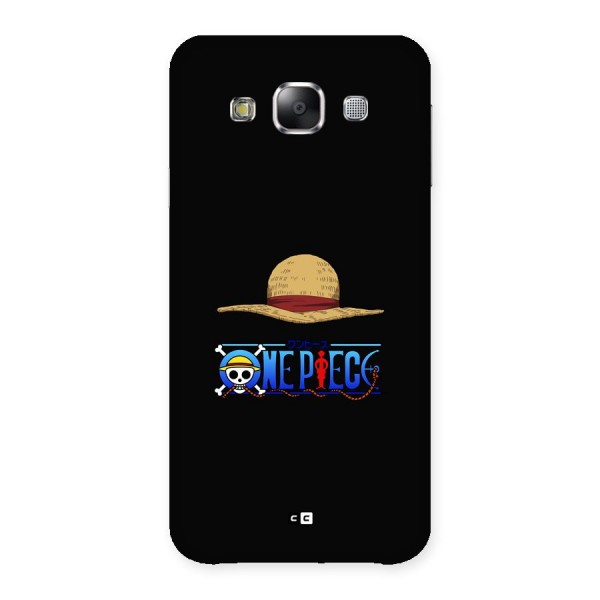 Straw Hat Back Case for Galaxy E5