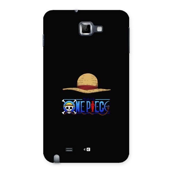 Straw Hat Back Case for Galaxy Note
