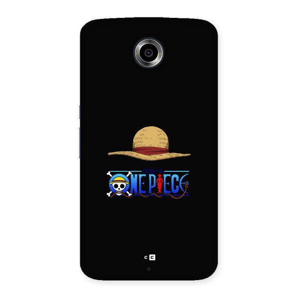 Straw Hat Back Case for Google Nexus 6