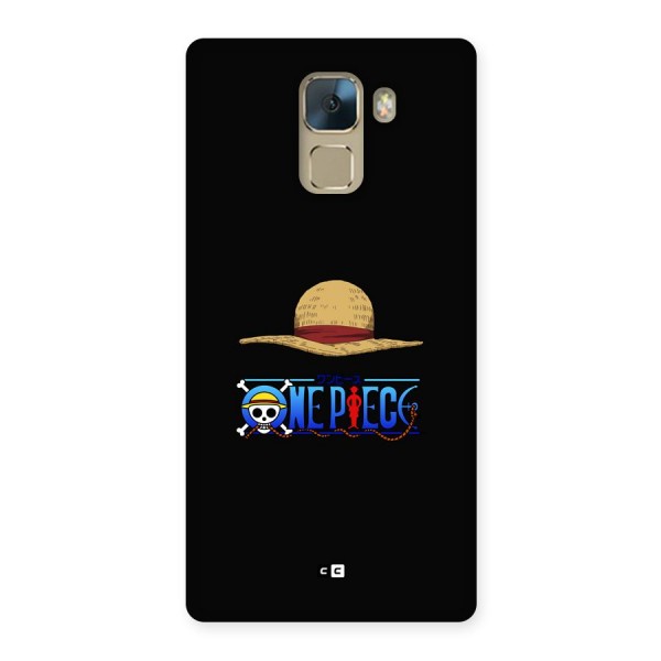 Straw Hat Back Case for Honor 7