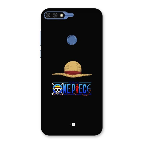 Straw Hat Back Case for Honor 7C