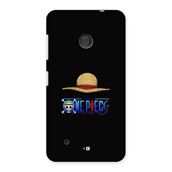 Straw Hat Back Case for Lumia 530
