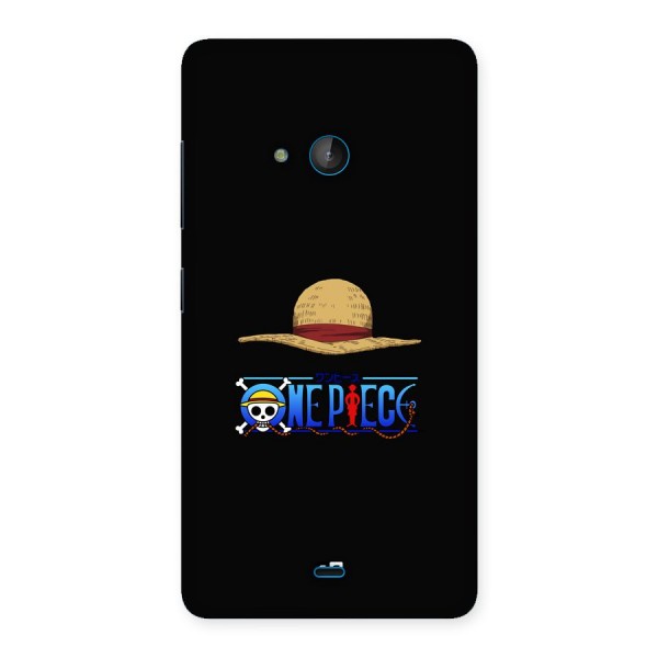 Straw Hat Back Case for Lumia 540