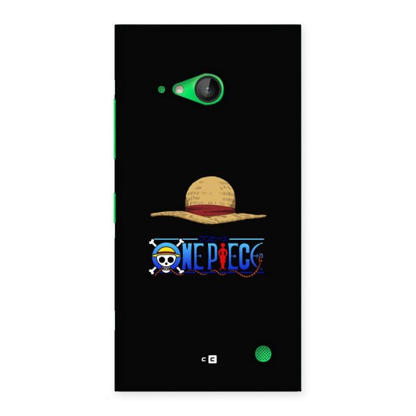 Straw Hat Back Case for Lumia 730