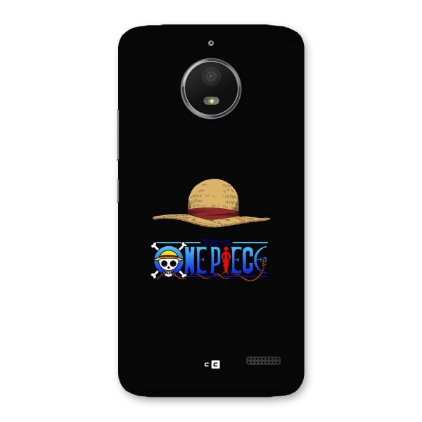 Straw Hat Back Case for Moto E4