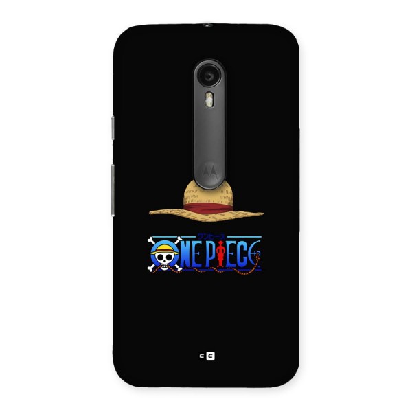 Straw Hat Back Case for Moto G3