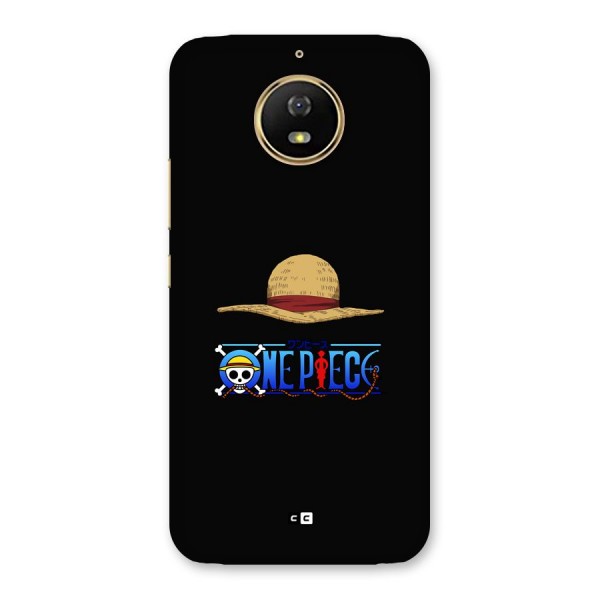 Straw Hat Back Case for Moto G5s