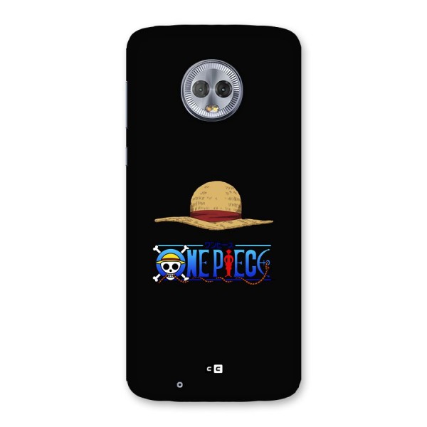 Straw Hat Back Case for Moto G6