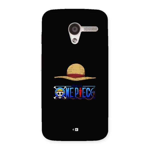 Straw Hat Back Case for Moto X