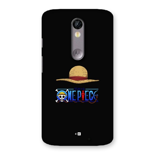 Straw Hat Back Case for Moto X Force