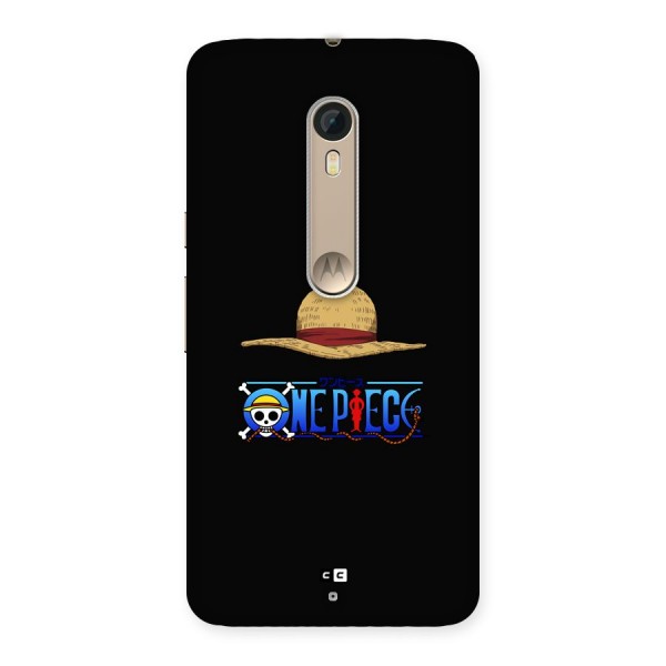 Straw Hat Back Case for Moto X Style