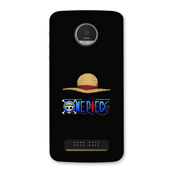 Straw Hat Back Case for Moto Z Play