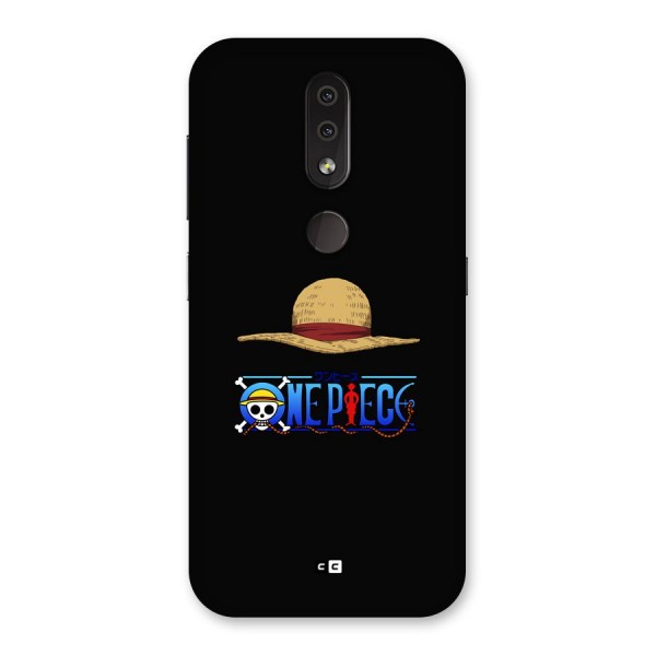 Straw Hat Back Case for Nokia 4.2
