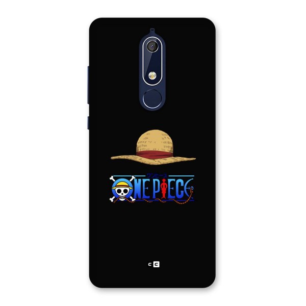 Straw Hat Back Case for Nokia 5.1