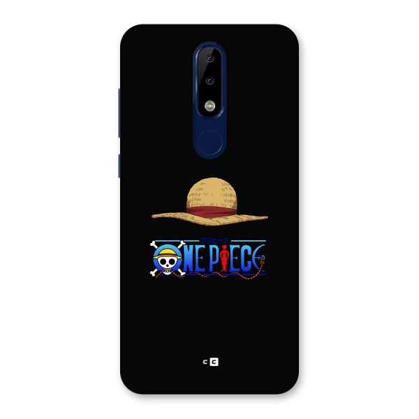 Straw Hat Back Case for Nokia 5.1 Plus