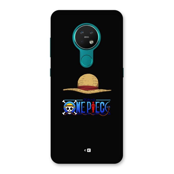 Straw Hat Back Case for Nokia 7.2