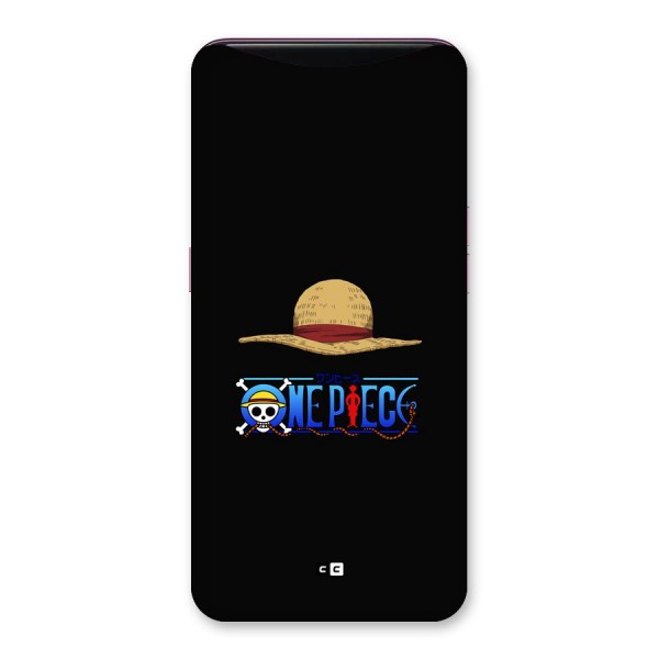 Straw Hat Back Case for Oppo Find X