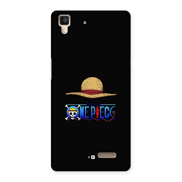 Straw Hat Back Case for Oppo R7
