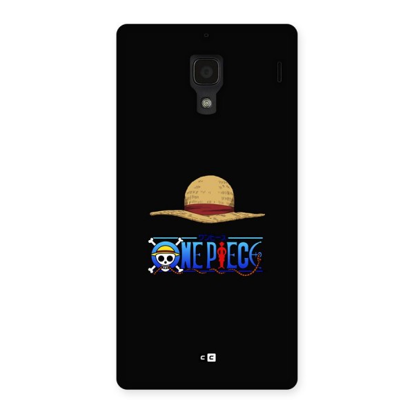 Straw Hat Back Case for Redmi 1s
