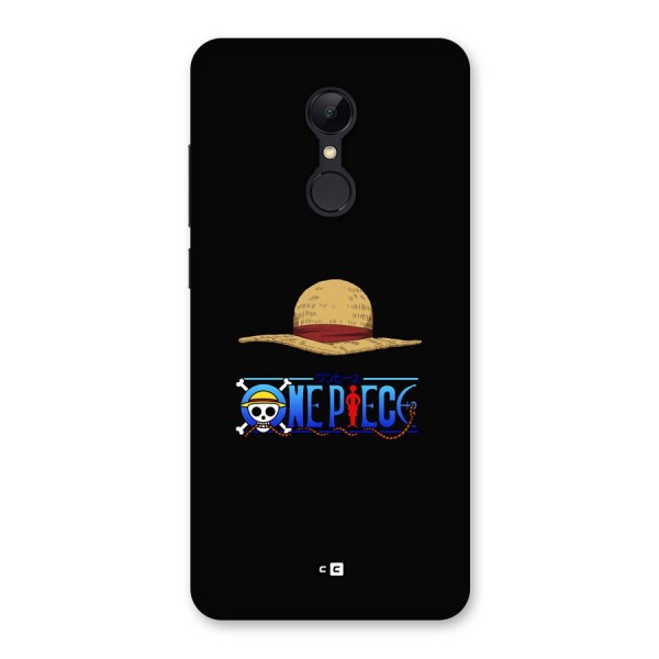 Straw Hat Back Case for Redmi 5