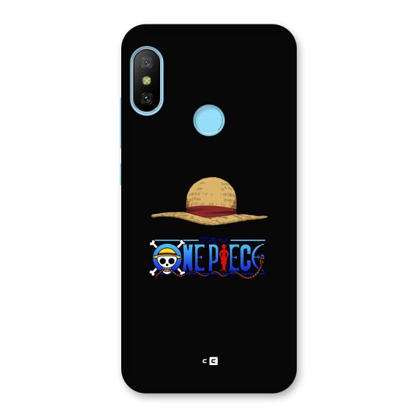 Straw Hat Back Case for Redmi 6 Pro