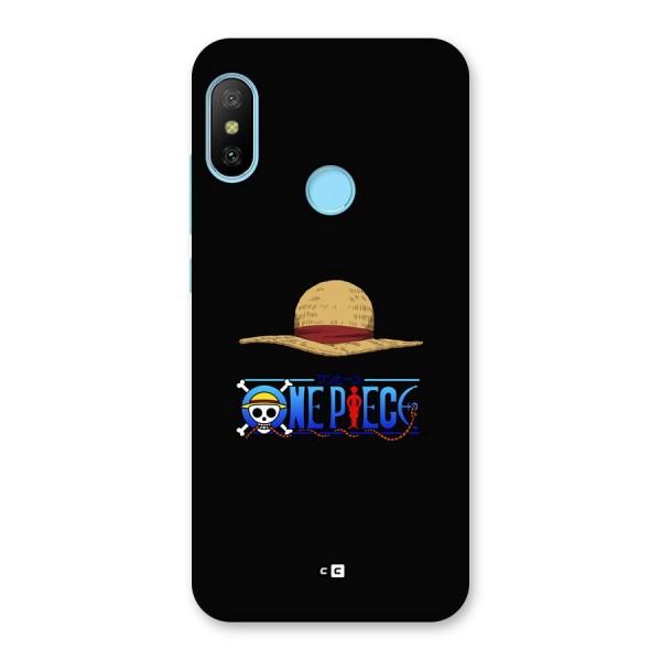 Straw Hat Back Case for Redmi 6 Pro