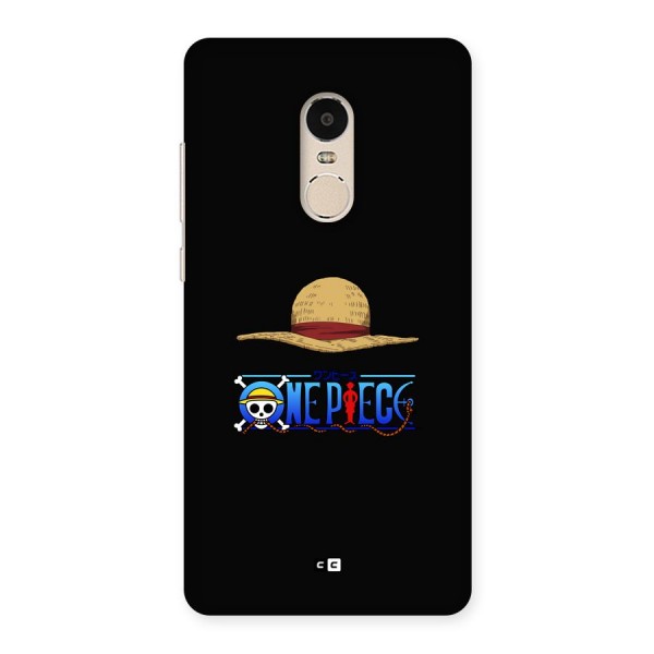 Straw Hat Back Case for Redmi Note 4
