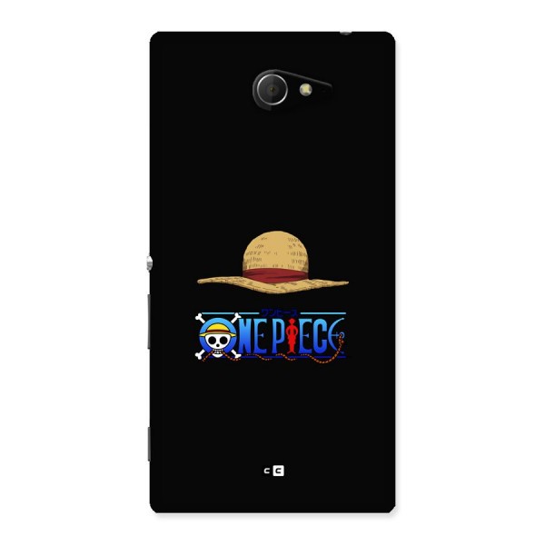 Straw Hat Back Case for Xperia M2