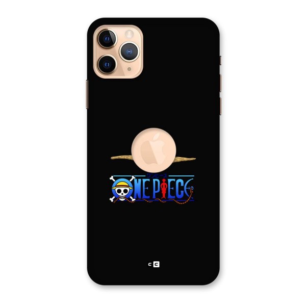 Straw Hat Back Case for iPhone 11 Pro Max Logo Cut