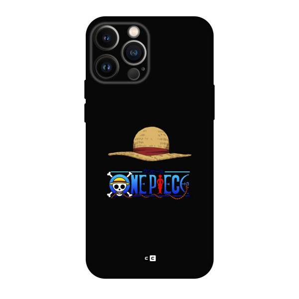 Straw Hat Back Case for iPhone 13 Pro Max