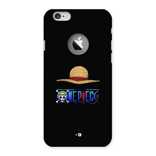 Straw Hat Back Case for iPhone 6 Logo Cut