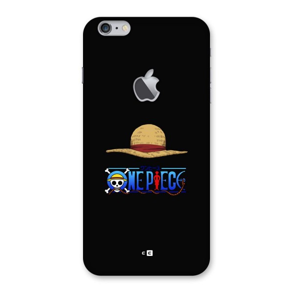 Straw Hat Back Case for iPhone 6 Plus 6S Plus Logo Cut