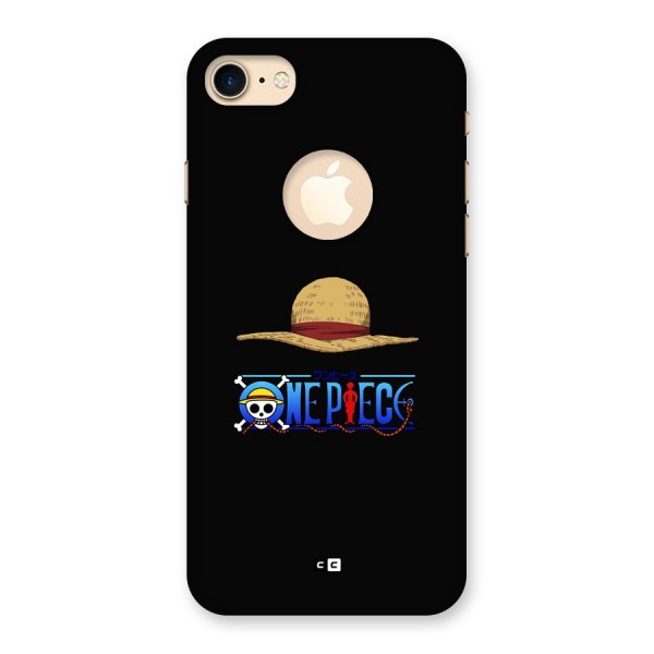 Straw Hat Back Case for iPhone 7 Logo Cut