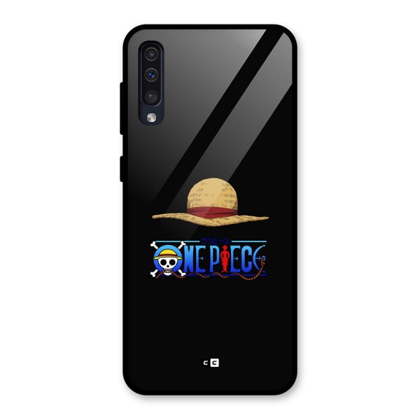 Straw Hat Glass Back Case for Galaxy A30s
