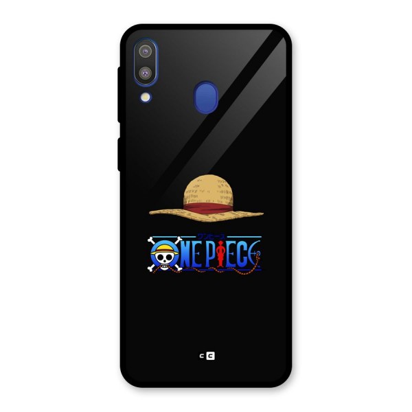 Straw Hat Glass Back Case for Galaxy M20