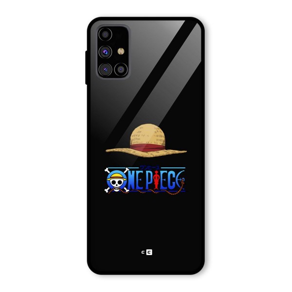 Straw Hat Glass Back Case for Galaxy M31s